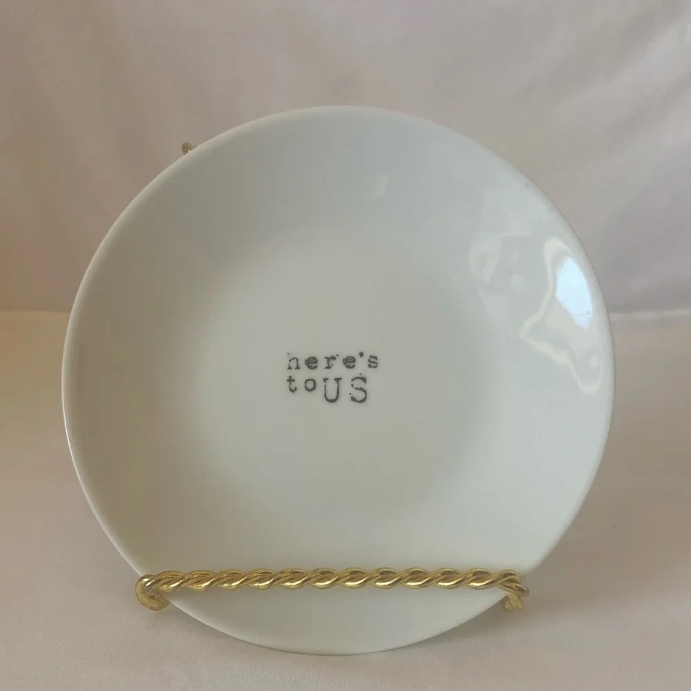 (3) Pottery Barn cocktail plates